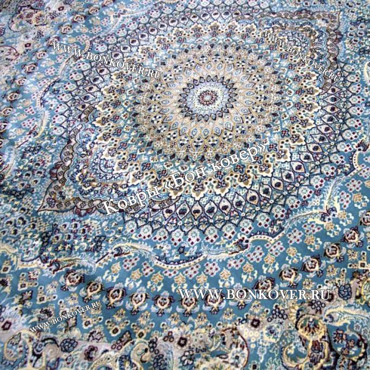 Восточный Ковер Для Гостиной Медальон Дизайн 28752 круг