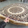 Круглый Ковер Медальон Турция Бежевый