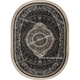 Овальный Ковер с Восточным Узором Медальон Арт 30344