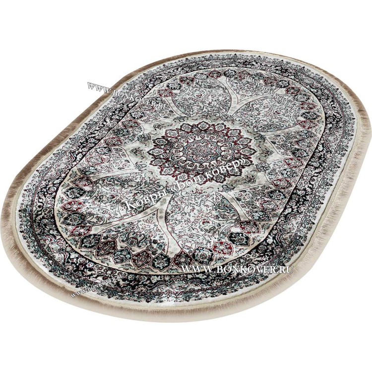 Овальный Ковер с Восточным Узором Медальон Арт 30347