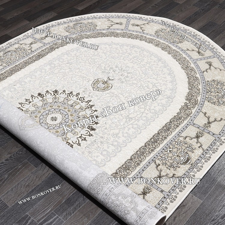 Ковер Для гостиной дизайн 185 Турция Бежевый Овал NN
