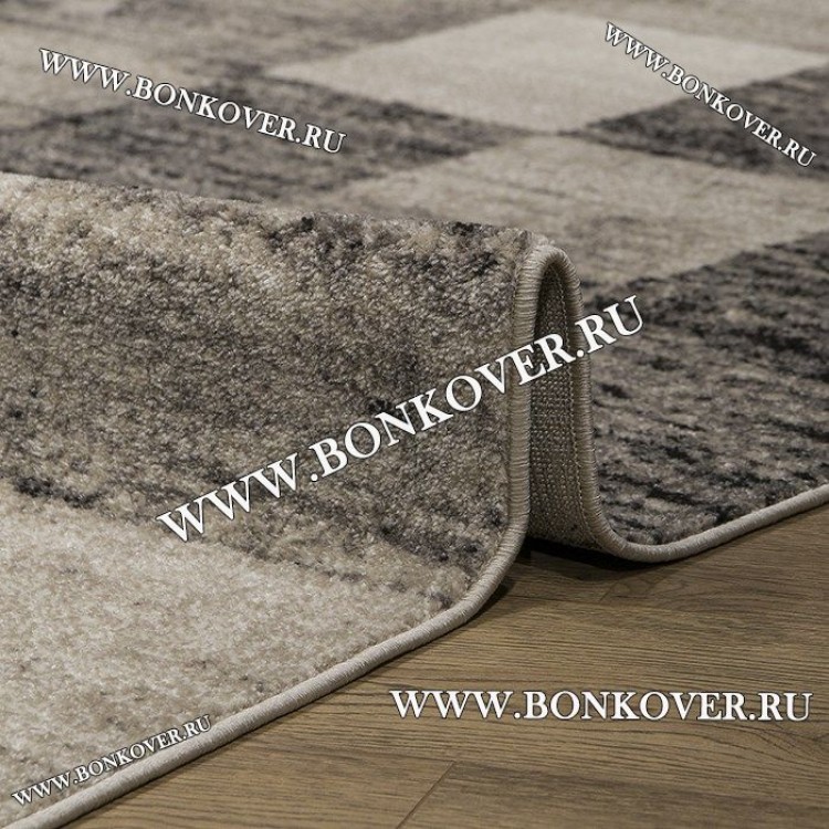 Ковер Карпет Винтажный Кубик Серый Прямоугольный