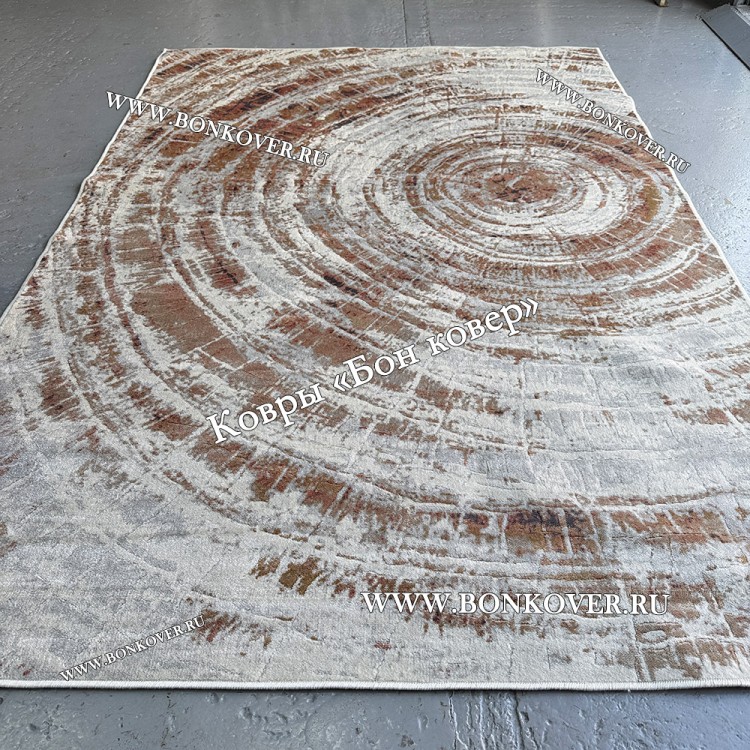 Ковер из вискозы дизайн 26 Оранжевый