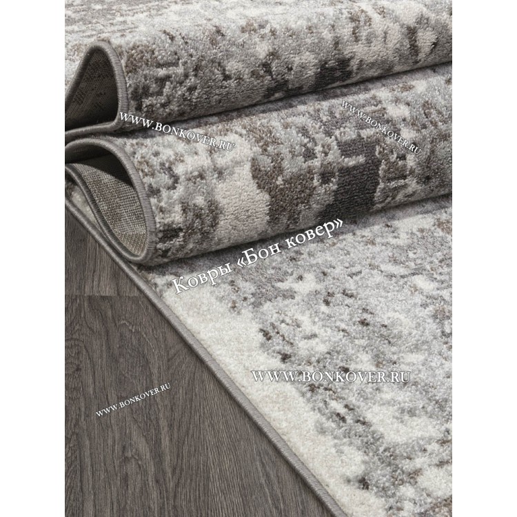 Серый Абстрактный Ковер Дизайн 01