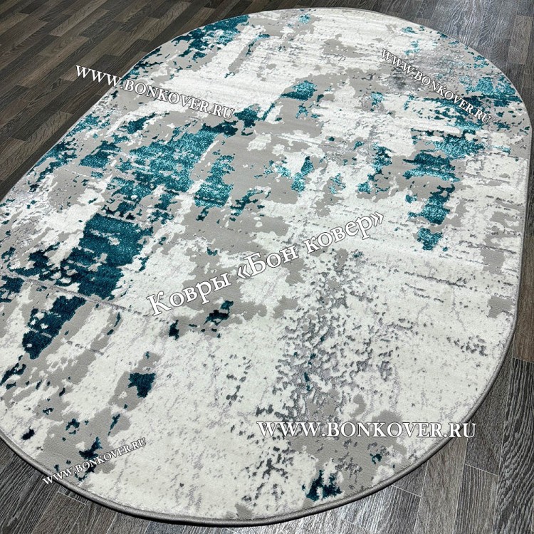 Современный ковер для комнаты дизайн 13 овал