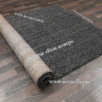 Однотонный ковер комфорт класса черный
