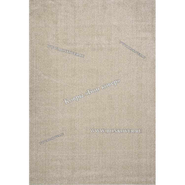 Однотонный ковер комфорт класса бежевый