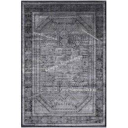 Премиальный Ковер из Артшелка Дизайн 56 Черный