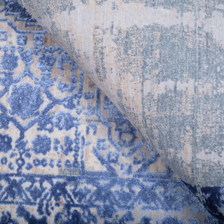 Ковер Art deco 3035A CREAM2 / BLUE2